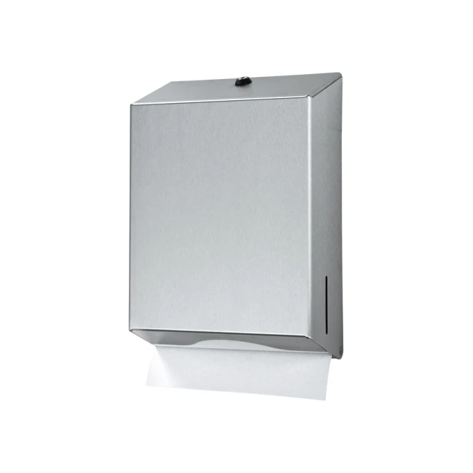 Handdoekdispenser Euro Products universeel groot zilver 438190