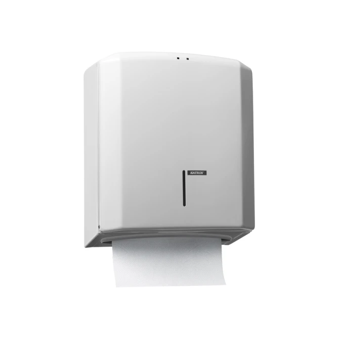 Handdoekdispenser Katrin medium wit 988113