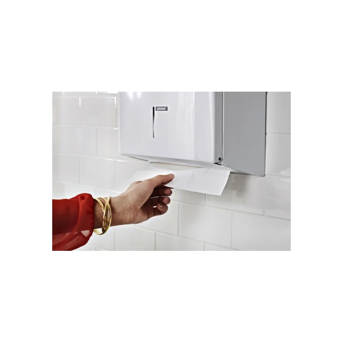 Handdoekdispenser Katrin medium wit 988113