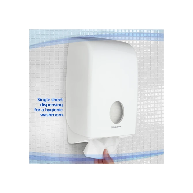 Handdoekdispenser Kimberly Clark Aquarius i-vouw wit 6945