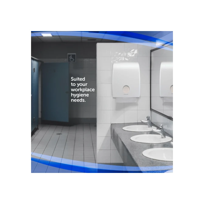 Handdoekdispenser Kimberly Clark Aquarius i-vouw wit 6945