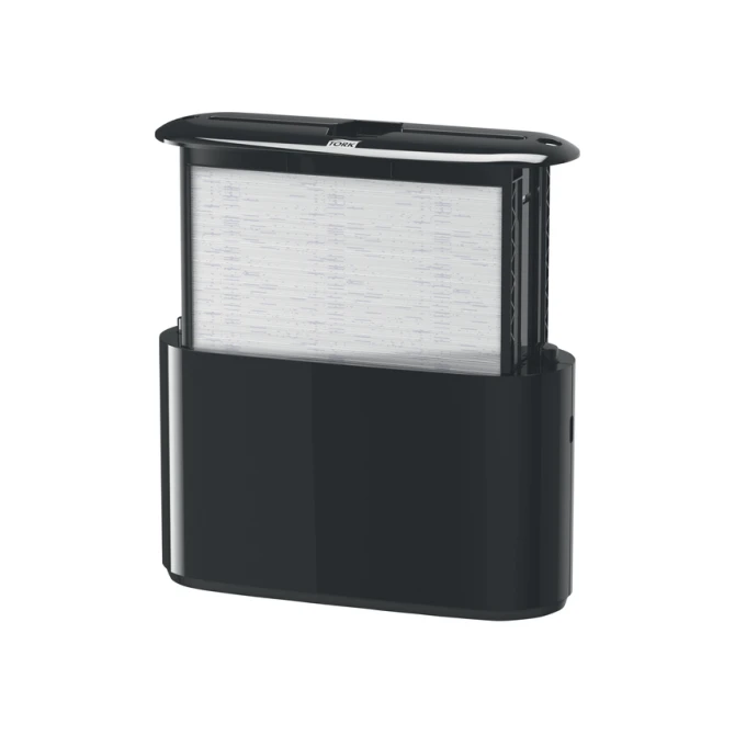 Handdoekdispenser Tork H2 Elevation Xpress countertop zwart 552208