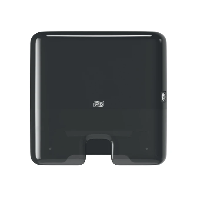 Handdoekdispenser Tork H2 Elevation Xpress klein zwart 552108