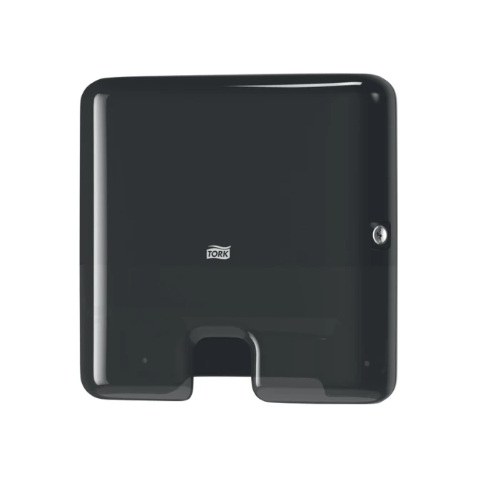 Handdoekdispenser Tork H2 Elevation Xpress klein zwart 552108