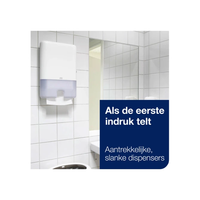 Handdoekdispenser Tork H2 Elevation Xpress wit 552000