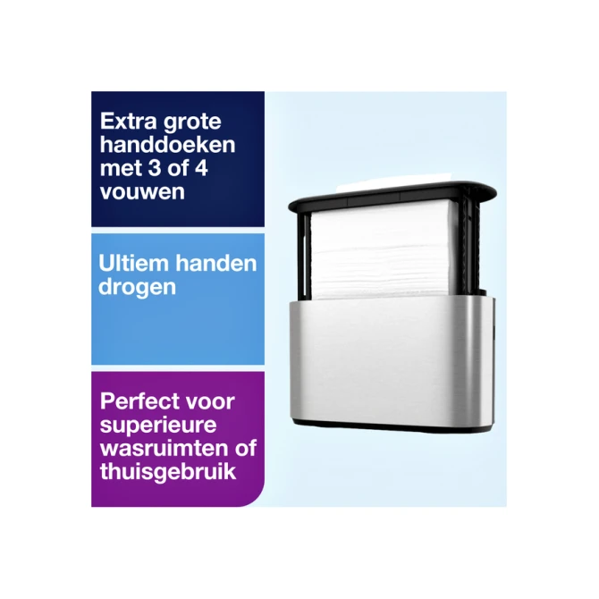 Handdoekdispenser Tork H2 Image Line Xpress countertop zilver 460005