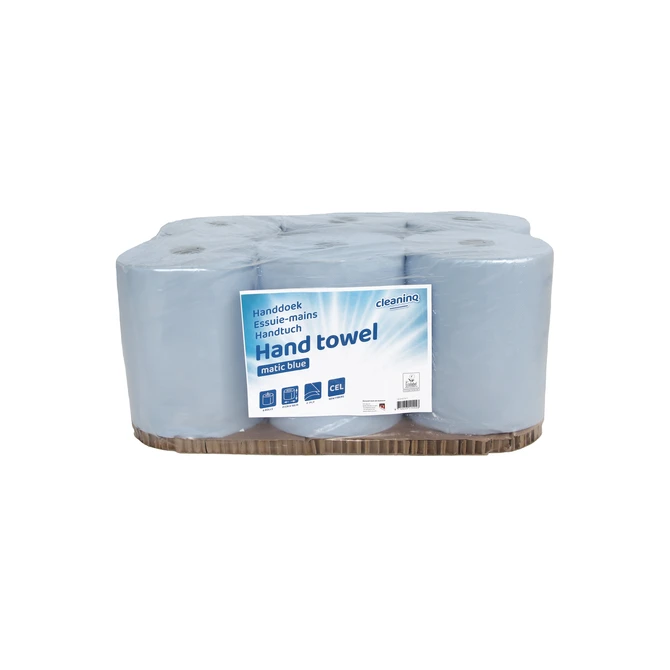 Handdoekrol Cleaninq Matic 2-laags 150m blauw