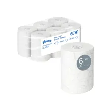 Handdoekrol Kleenex Ultra Slimroll 2-laags 100m wit 6781 Handdoekrol Kleenex Ultra Slimroll 2-laags 100m wit 6781