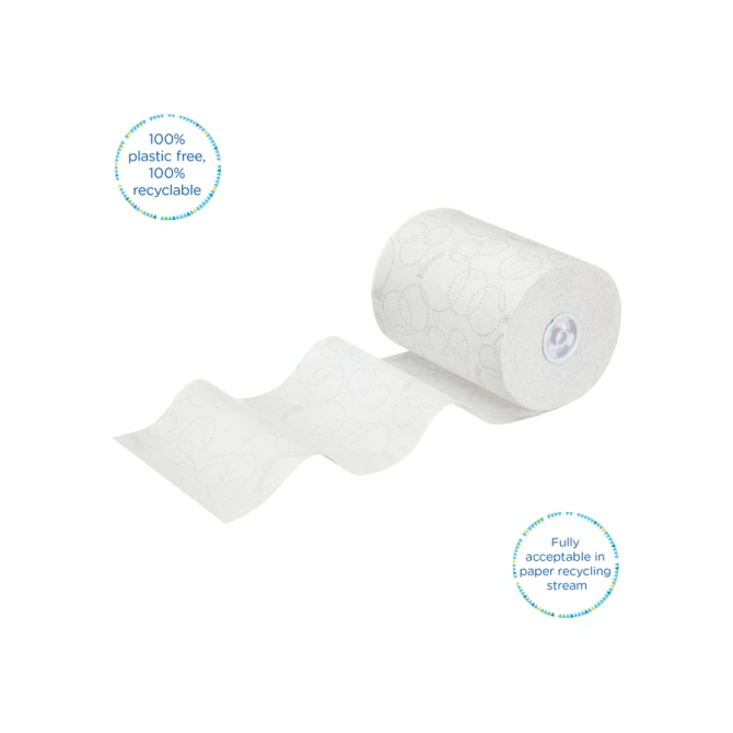 Handdoekrol Kleenex Ultra Slimroll 2-laags 100m wit 6781