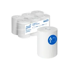 Handdoekrol Scott Control Slimroll 1-laags 165m wit 6623