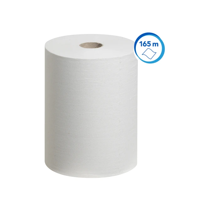 Handdoekrol Scott Control Slimroll 1-laags 165m wit 6657