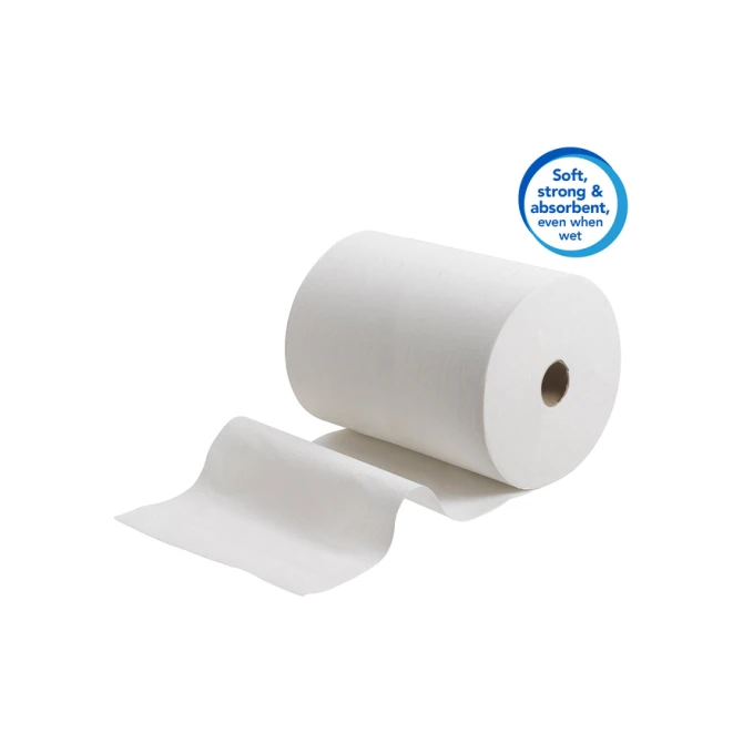 Handdoekrol Scott Control Slimroll 1-laags 165m wit 6657