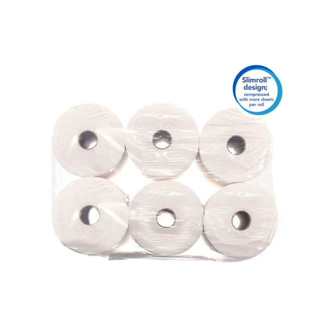 Handdoekrol Scott Control Slimroll 1-laags 165m wit 6657