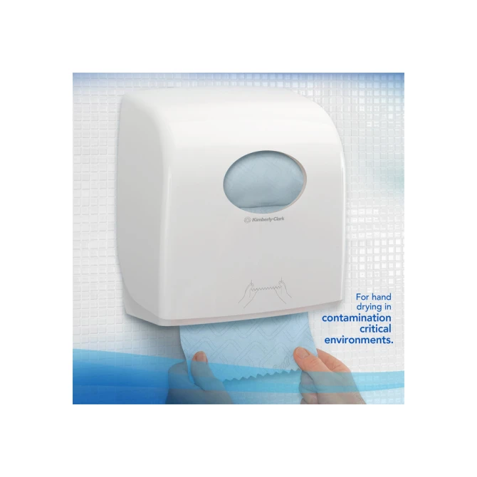 Handdoekrol Scott Essential Slimroll 1-laags 190m blauw 6696