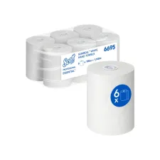 Handdoekrol Scott Essential Slimroll 1-laags 190m wit 6695
