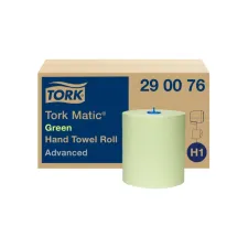 Handdoekrol Tork H1 Matic Advanced 2-laags 150m groen 290076