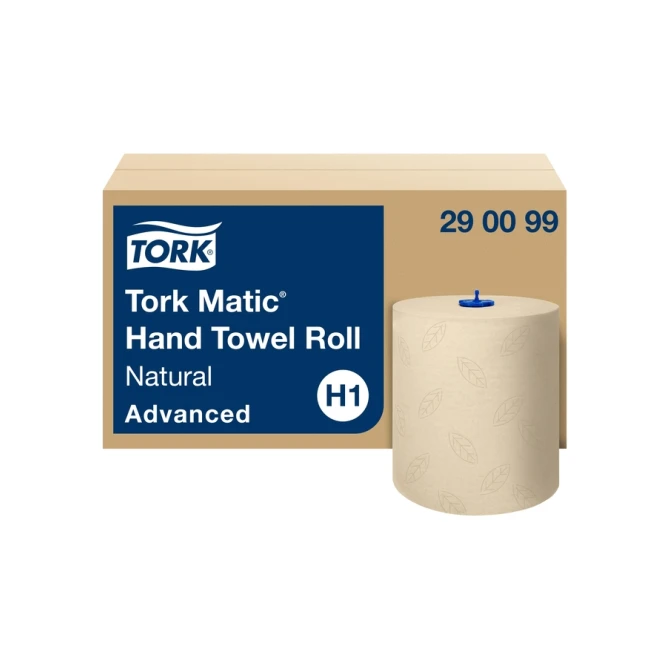 Handdoekrol Tork H1 Matic Advanced 2-laags 150m naturel 290099