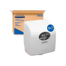 Handdoekroldispenser Kimberly Clark Aquarius Slimroll wit 7955