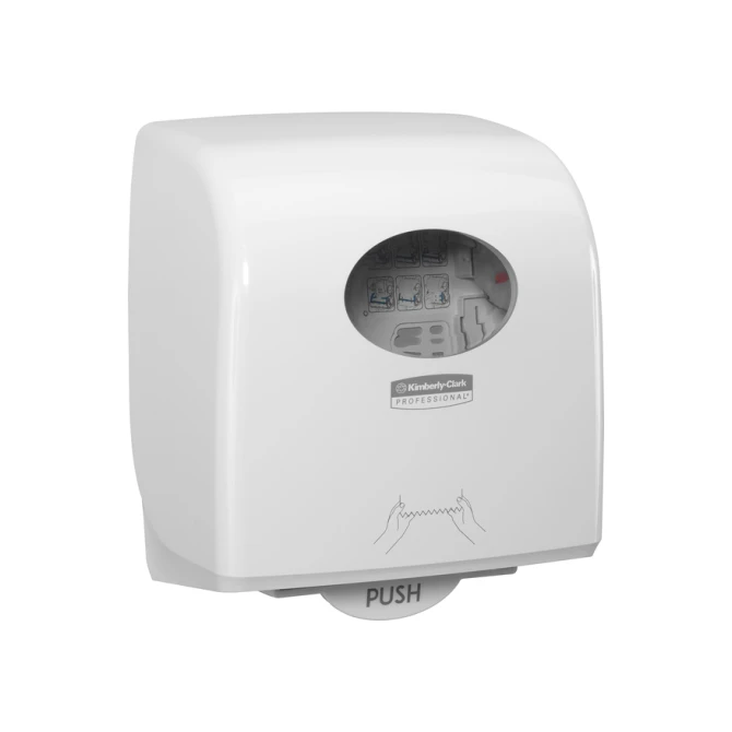 Handdoekroldispenser Kimberly Clark Aquarius Slimroll wit 7955