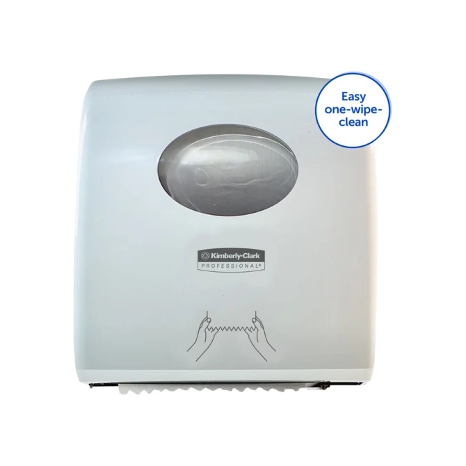 Handdoekroldispenser Kimberly Clark Aquarius Slimroll wit 7955