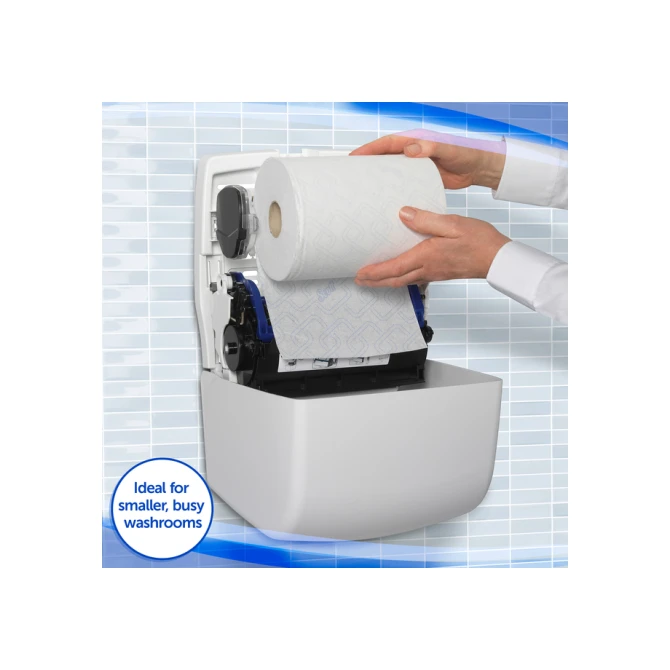 Handdoekroldispenser Kimberly Clark Aquarius Slimroll wit 7955
