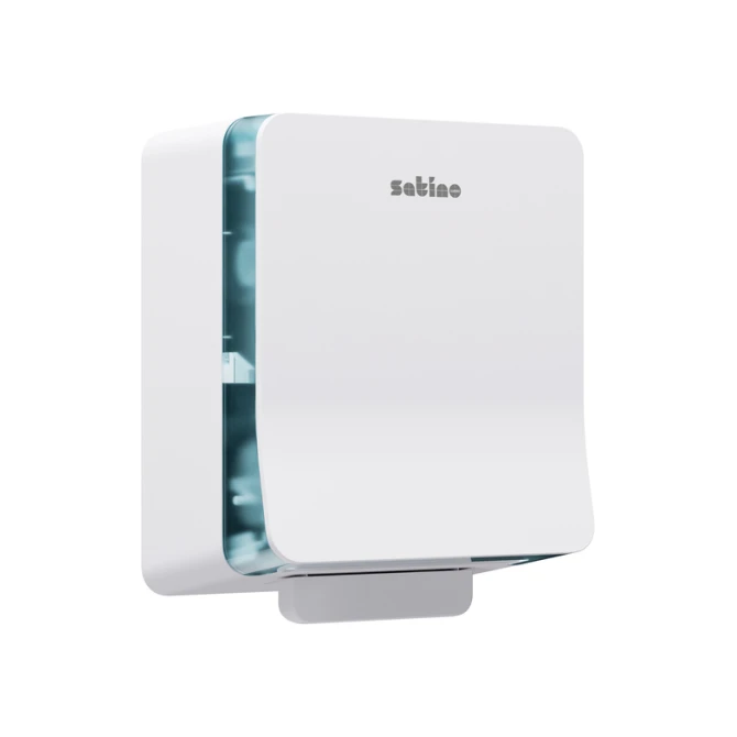 Handdoekroldispenser Satino SYS1 Hyginity wit 333418