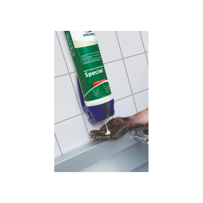 Handreinigerdispenser Dreumex One2clean sensor blauw