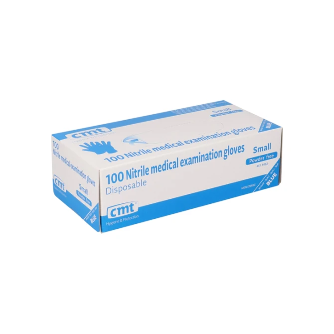 Handschoen CMT S nitril blauw 100 stuks