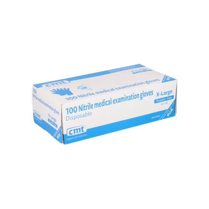 Handschoen CMT XL nitril blauw 100 stuks