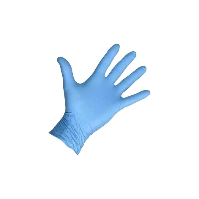 Handschoen Hynex nitril L blauw 5gr extra sterk 100 stuks