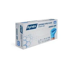 Handschoen Hynex nitril M blauw 5gr extra sterk 100 stuks Handschoen Hynex nitril M blauw 5gr extra sterk 100 stuks