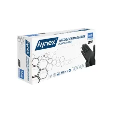 Handschoen Hynex nitril M zwart 3.5g pak à 100 stuks Handschoen Hynex nitril M zwart 3.5g pak à 100 stuks