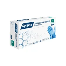 Handschoen Hynex nitril S blauw 3.5g pak à 100 stuks Handschoen Hynex nitril S blauw 3.5g pak à 100 stuks