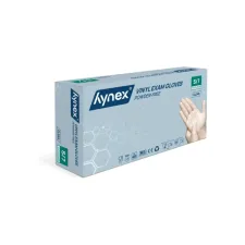 Handschoen Hynex vinyl S transparant 4.5gr 100 stuks Handschoen Hynex vinyl S transparant 4.5gr 100 stuks