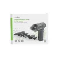 Handstofzuiger / luchtblazer Nedis 90W oplaadbaar zwart