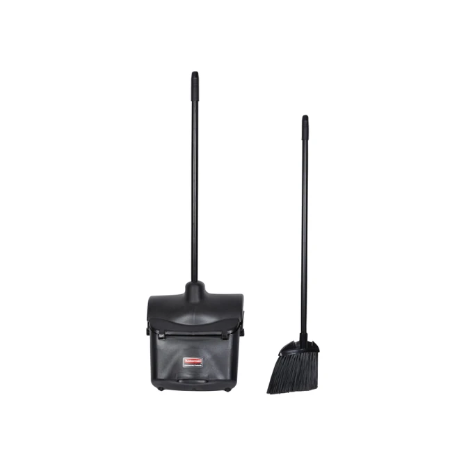 Handveger Rubbermaid Executive Lobby Broom met lange steel zwart