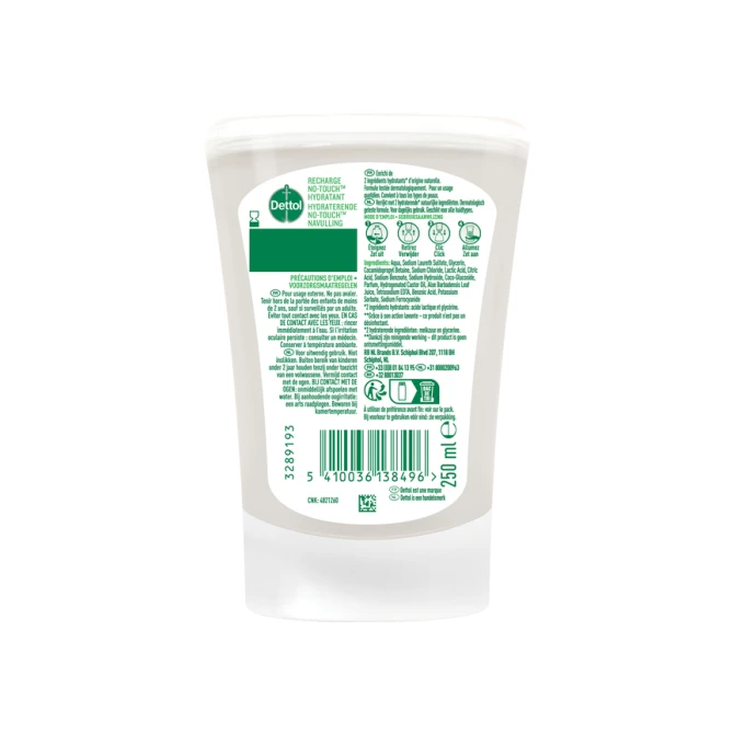 Handzeep Dettol Hydrating Aloe Vera antibacterieël 250ml refill No Touch