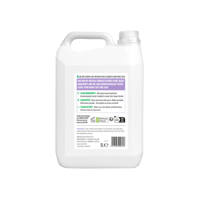 Handzeep Ecover lavendel 5 liter