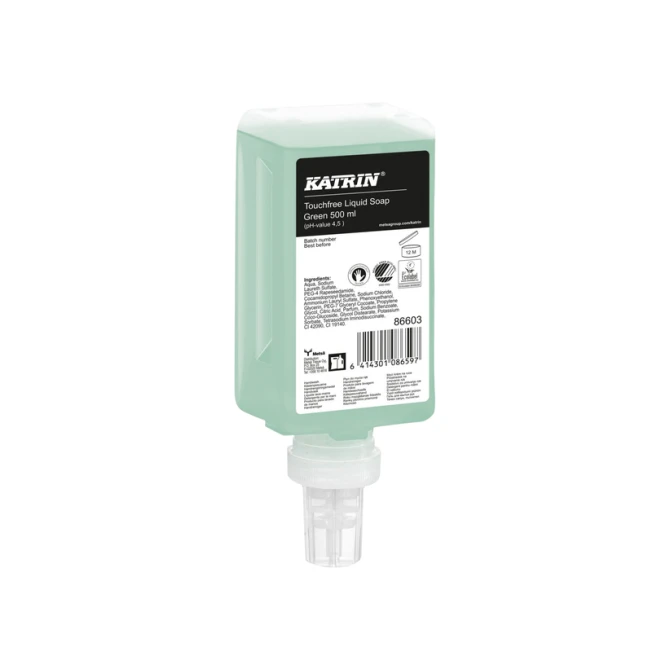 Handzeep Katrin Green vloeibaar touchfree 500ml 86603