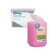 Handzeep Kleenex vloeibaar roze 1000ml 6331 Handzeep Kleenex vloeibaar roze 1000ml 6331