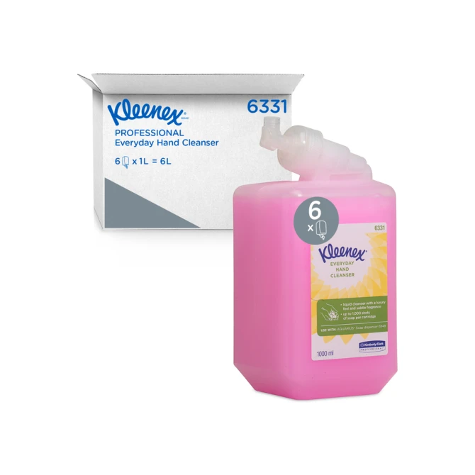 Handzeep Kleenex vloeibaar roze 1000ml 6331