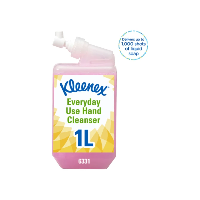 Handzeep Kleenex vloeibaar roze 1000ml 6331