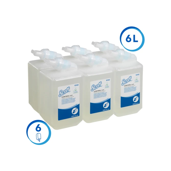 Handzeep Scott Control schuim frequent 1000ml 6342