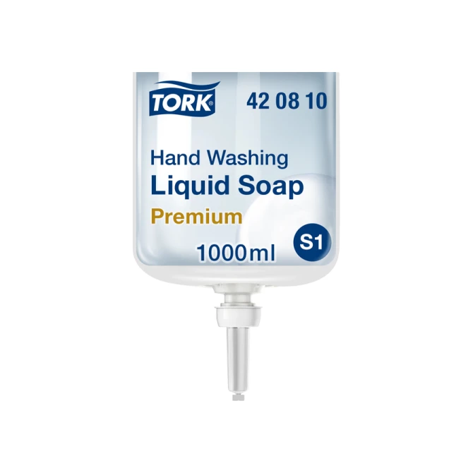 Handzeep Tork S1 Premium vloeibaar ongeparfumeerd 1000ml 420810