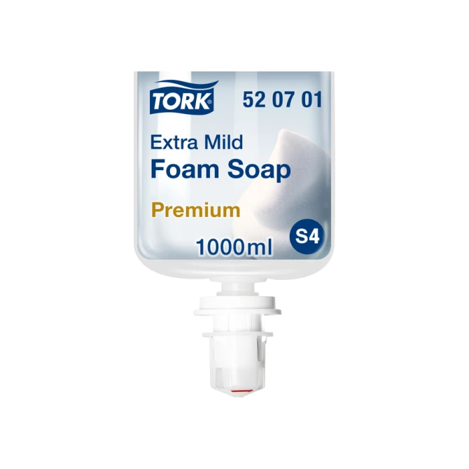 Handzeep Tork S4 Premium schuim 1000ml gevoelige huid 520701
