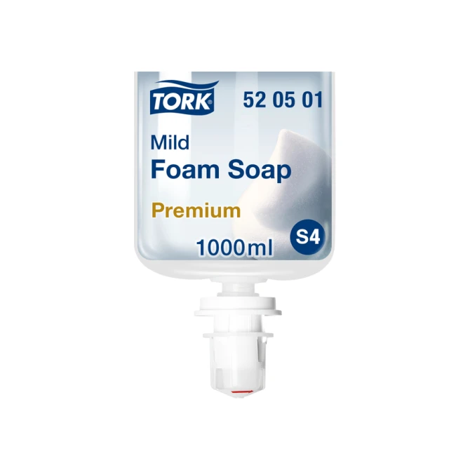 Handzeep Tork S4 Premium schuim 1000ml mild 520501
