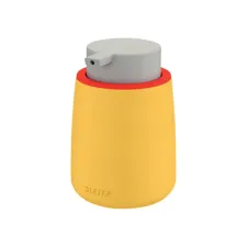 Handzeepdispenser Leitz Cosy voor handzeep 300ml geel Handzeepdispenser Leitz Cosy voor handzeep 300ml geel
