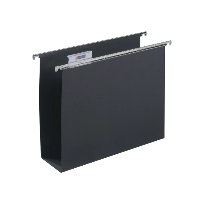 Hangmap Djois Alzicht folio frontaal U-bodem 80mm zwart
