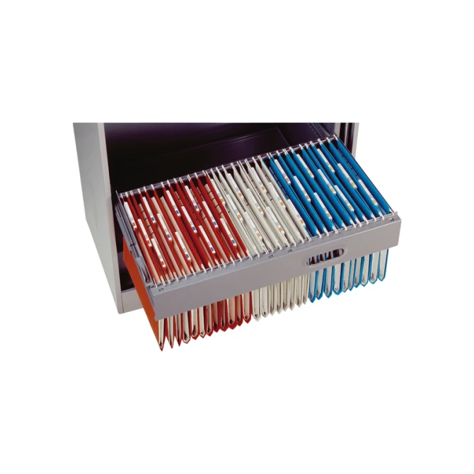 Hangmap Djois Secolor recycled lateraal voor legbord rood