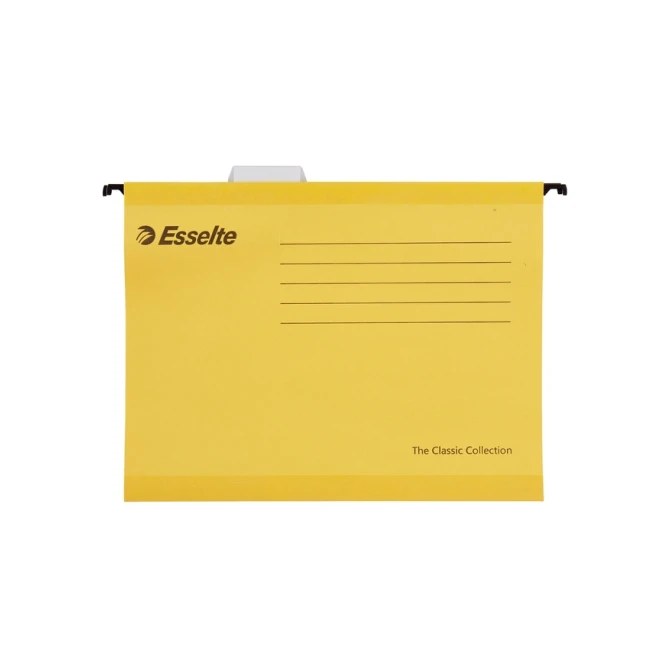 Hangmap Esselte Classic A4 V-bodem 345x240mm geel